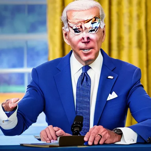 Image similar to blue joe biden blue blue