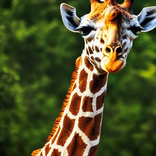 Image similar to a giraffe - human, wildlife photography