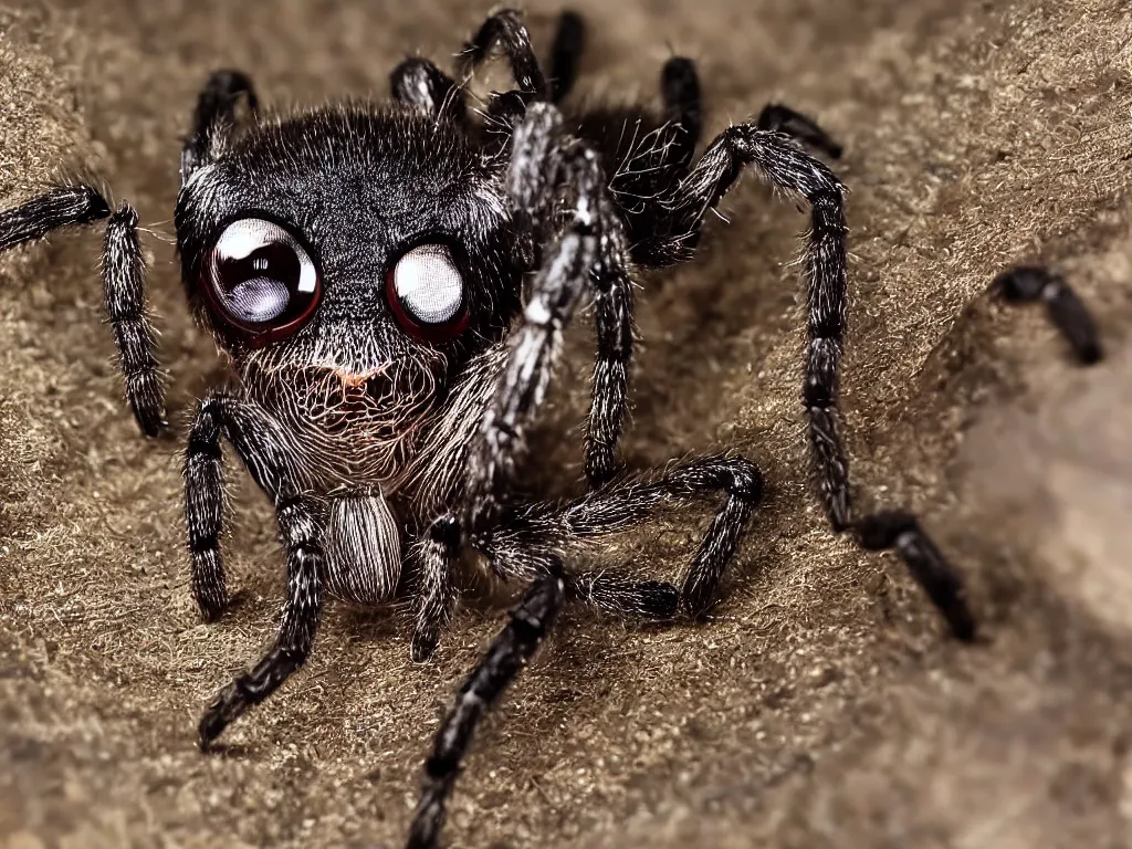 Image similar to close up shots of cute spider