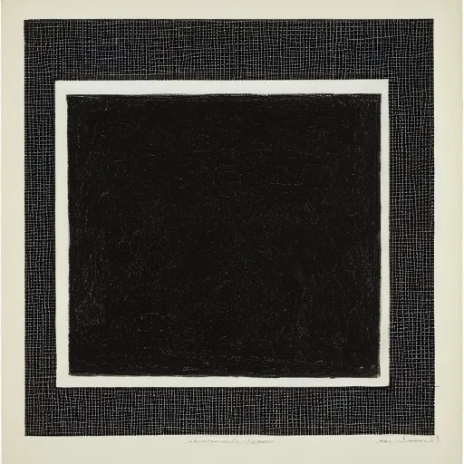 Prompt: black square by ad reinhardt