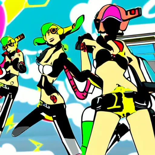 Image similar to jet set radio