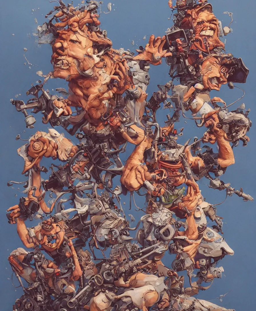 Image similar to invicible, eddie vedder, illustrated by jesper ejsing, intricate, ultra detailed, trending on artstation, 4 k, 8 k