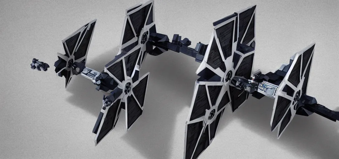 Prompt: Tie Fighters