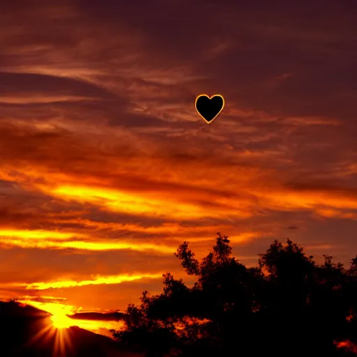 Image similar to shape of virgin mary face in sunset clouds