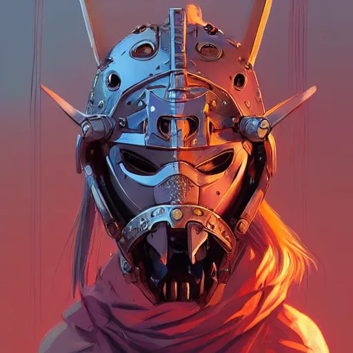 Image similar to cyberpunk viking helmet mask warrior goddess robot ninja fantasy, art gta 5 cover, official fanart behance hd artstation by jesper ejsing, by rhads, makoto shinkai and lois van baarle, ilya kuvshinov, ossdraws