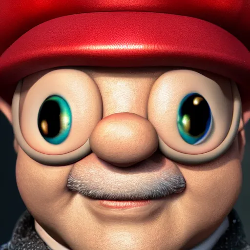 Image similar to stunning award winning hyperrealistic hdr 8 k highly detailed portrait photo of toad ( mario franchise ) as a real human