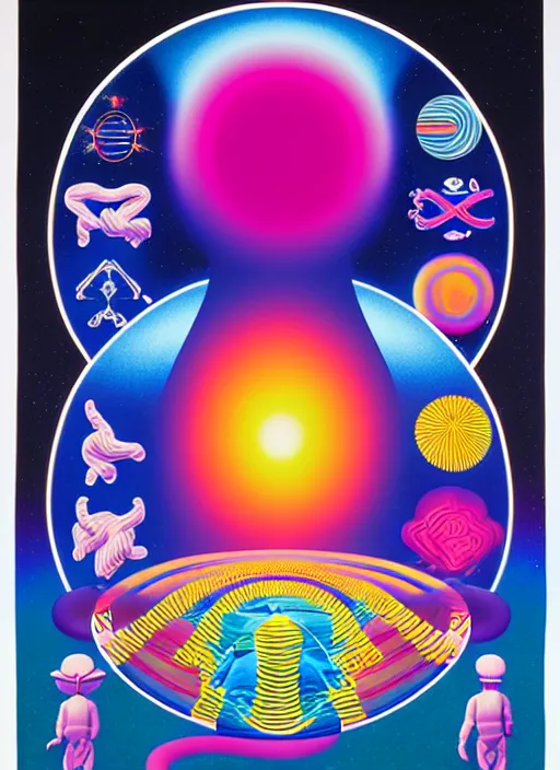 Prompt: horoscope by shusei nagaoka, kaws, david rudnick, airbrush on canvas, pastell colours, cell shaded, 8 k,