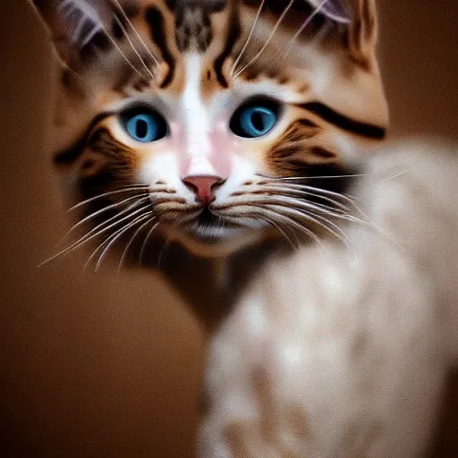Image similar to a feline octopus - cat - hybrid, animal photography
