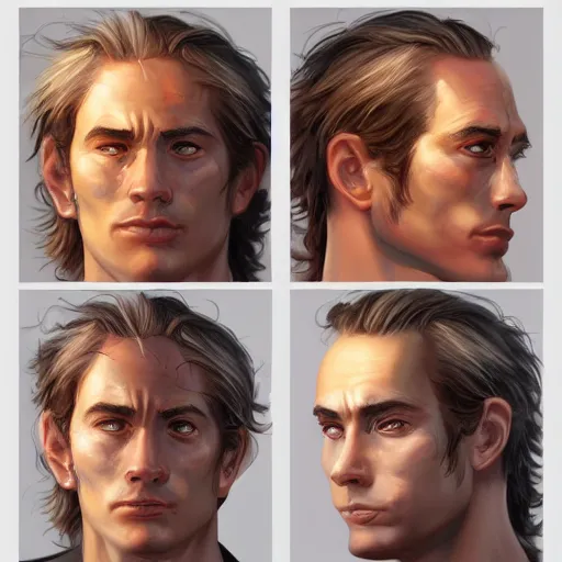 Image similar to a head - on detailed oil portrait of a round - faced male martial artist, by charlie bowater, lise deharme, wlop, trending on artstation, dungeon and dragons art, l critical role