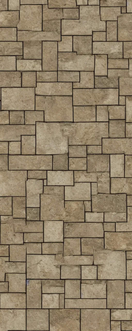 Image similar to texture map of beige stone with rectilinear engraving