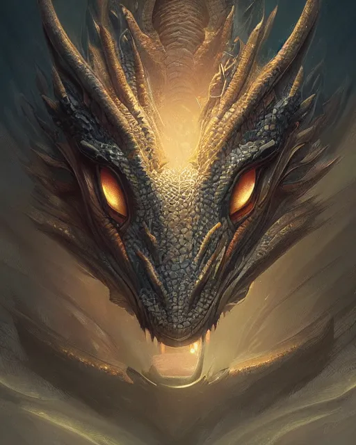 Image similar to curious dragon head with big eyes with starshaped blicks, scales, highly detailed, digital painting, artstation, concept art, sharp focus, cinematic lighting, illustration, art by artgerm and greg rutkowski