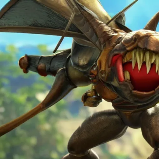 Image similar to A roach in Super Smash Brothers Ultimate, 4k HDR