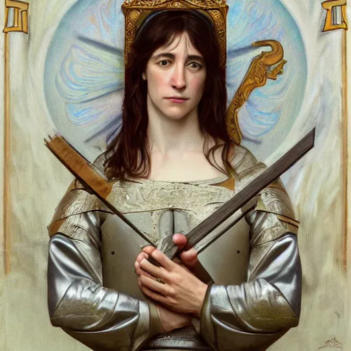 portrait of charlotte gainsbourg as joan of arc, | Stable Diffusion ...