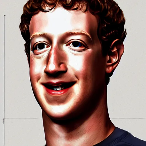 Image similar to mark zuckerberg concept art