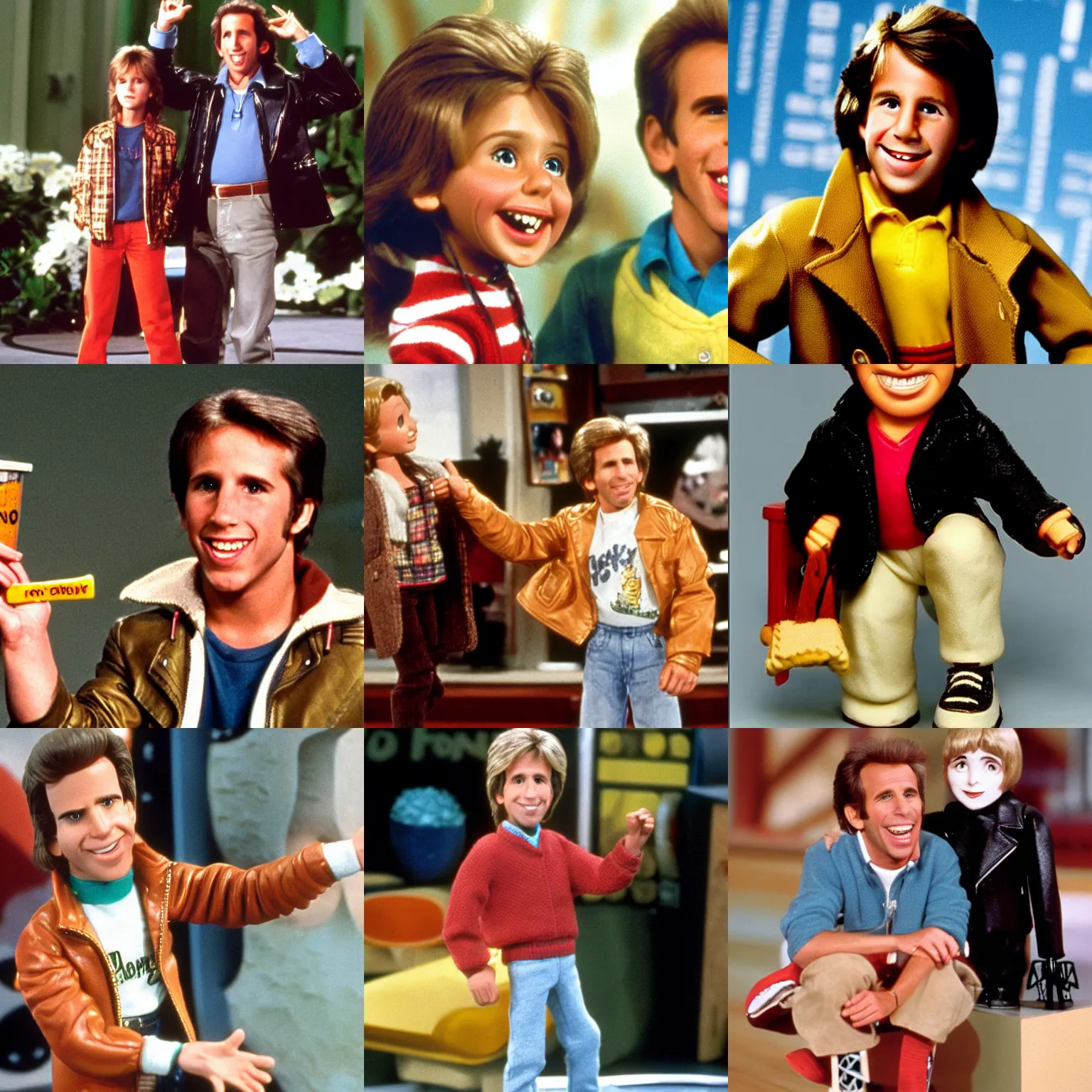 Prompt: honey i shrunk the fonz