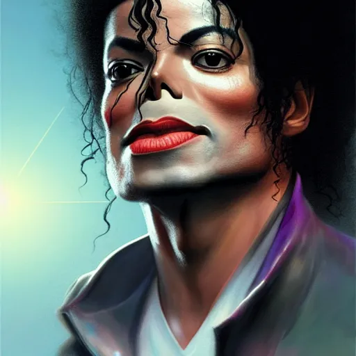 Image similar to michael jackson as an aubergine, anatomy, bathed in light, highly detailed, photorealistic, artstation, smooth, sharp focus, illustration, unreal engine 5, 8 k, art by artgerm and greg rutkowski and edgar maxence