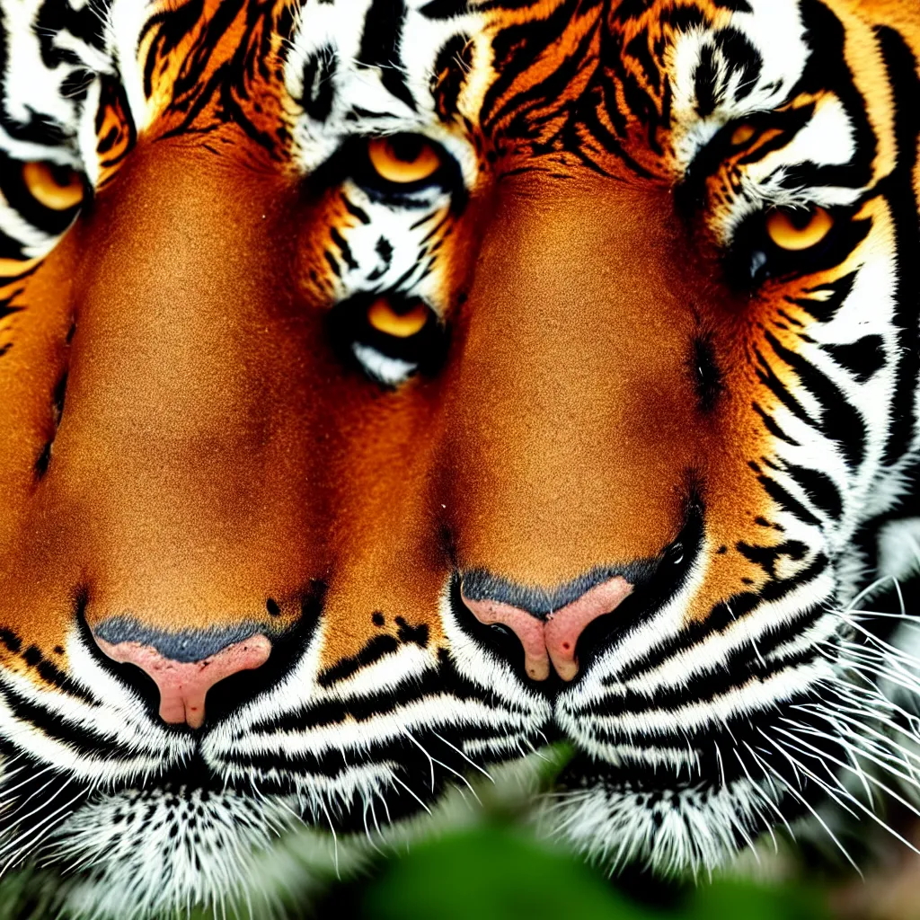 Image similar to tiger head, close up photo