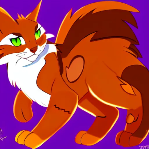 Image similar to firerstar from warrior cats