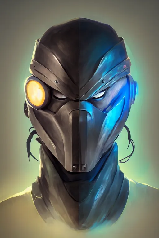 Image similar to epic mask helmet robot ninja portrait stylized as fornite style game design fanart by concept artist gervasio canda, behance hd by jesper ejsing, by rhads, makoto shinkai and lois van baarle, ilya kuvshinov, rossdraws global illumination radiating a glowing aura global illumination ray tracing hdr render in unreal engine 5