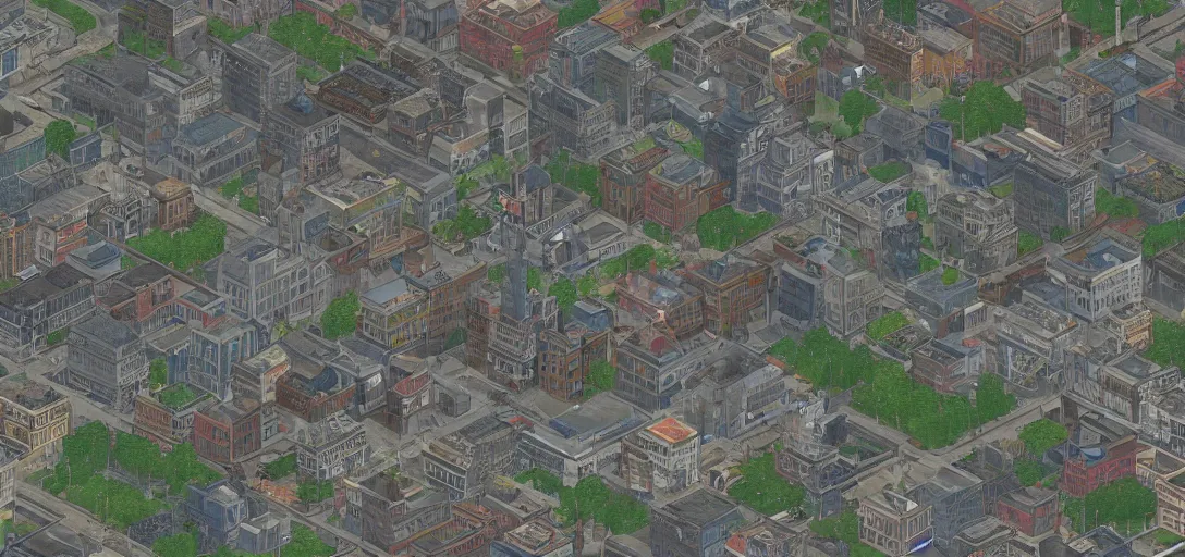 Image similar to City missing textures from a Game