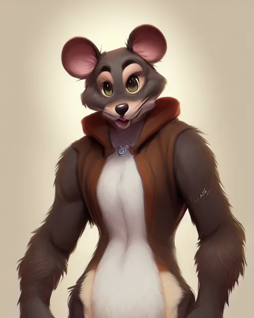 Image similar to character concept art of a cute male anthropomorphic disney furry | | cute - fine - face, pretty face, key visual, realistic shaded perfect face, fine details by stanley artgerm lau, wlop, rossdraws, james jean, andrei riabovitchev, marc simonetti, and sakimichan, trending on artstation