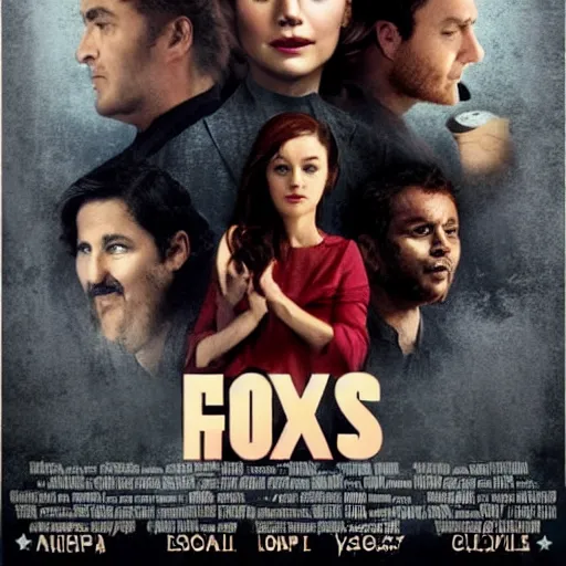 Image similar to movie poster for foxes