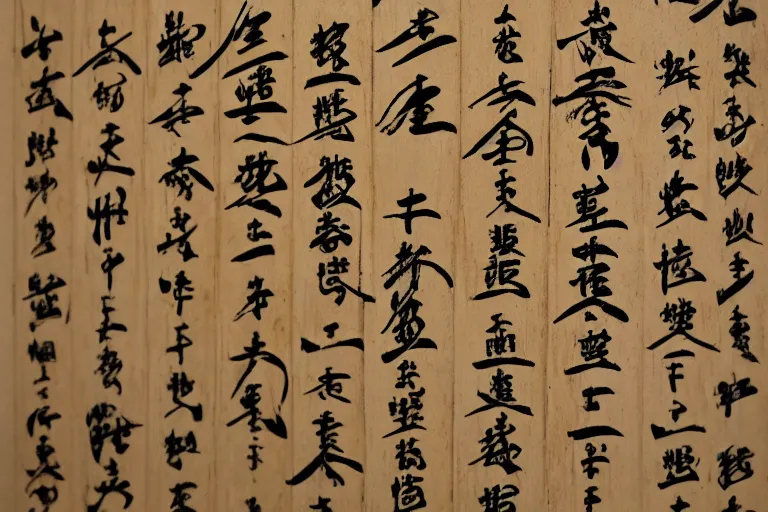 Prompt: wall label with detailed big font japanese writing in mange style, intricate, very detailed, soft lighting, 8 k hd