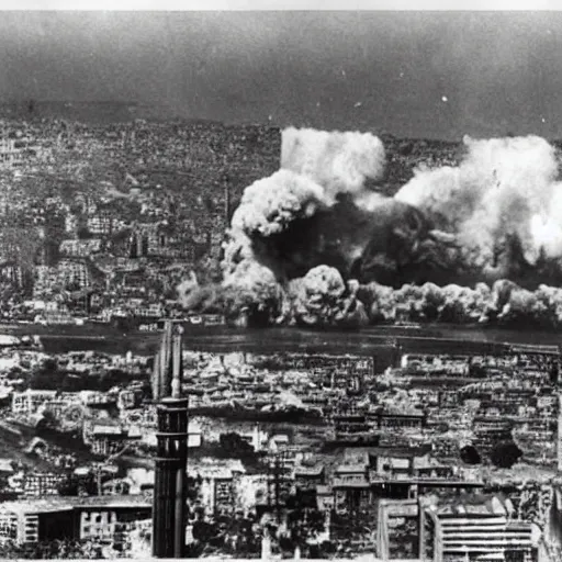 Image similar to atomic bomb blast in istanbul,