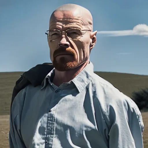 Image similar to photo of walter white gigachad, 8 k