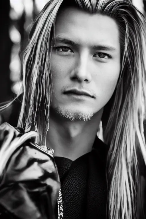 Image similar to A photo of sephiroth, f/22, 35mm, 2700K, perfect faces.