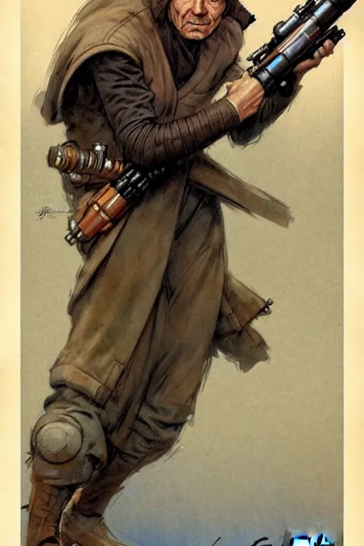 Prompt: (((((1950s star wars poster art . muted colors.))))) by Jean-Baptiste Monge !!!!!!!!!!!!!!!!!!!!!!!!!!!