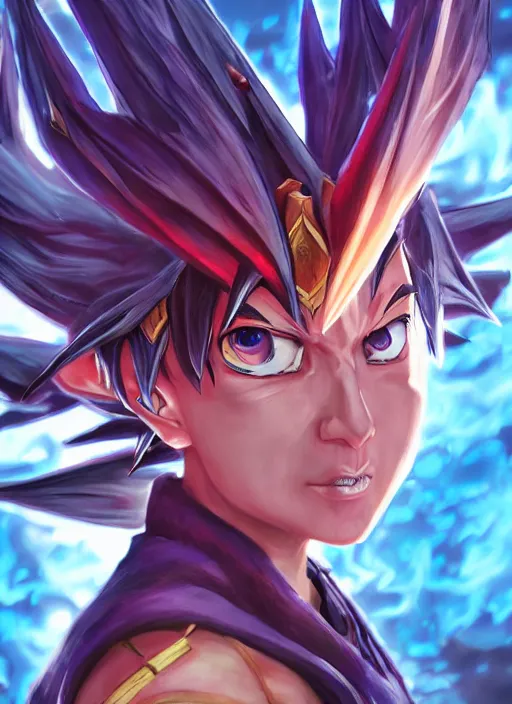 Prompt: An epic fantasy comic book style portrait painting of blank yu-gi-oh card, unreal 5, DAZ, hyperrealistic, octane render, cosplay, RPG portrait, dynamic lighting