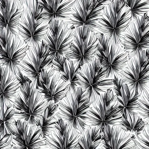 Image similar to abstract ( plant ) design digital artwork monochromatic black and white very simplistic corporate