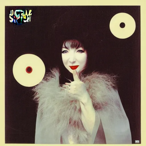 Image similar to japanese kate bush, album cover