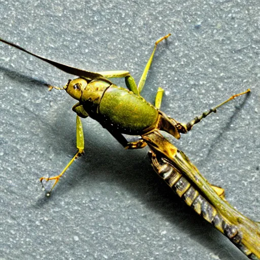 Image similar to a locust