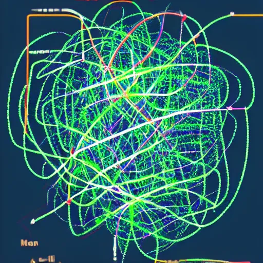 Prompt: portrait of midjourney neural network