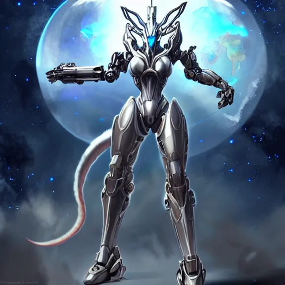 Prompt: giant stunning goddess shot, galactic sized beautiful hot anthropomorphic robot mecha female dragon, floating in space, larger than the planet, gently caressing earth, looming over earth, detailed sleek silver armor, epic proportions, epic scale, highly detailed digital art, sci fi, furry art, macro art, dragon art, goddess art, warframe fanart, destiny fanart, anthro, furry, giantess, macro, furaffinity, deviantart, 8k 3D realism