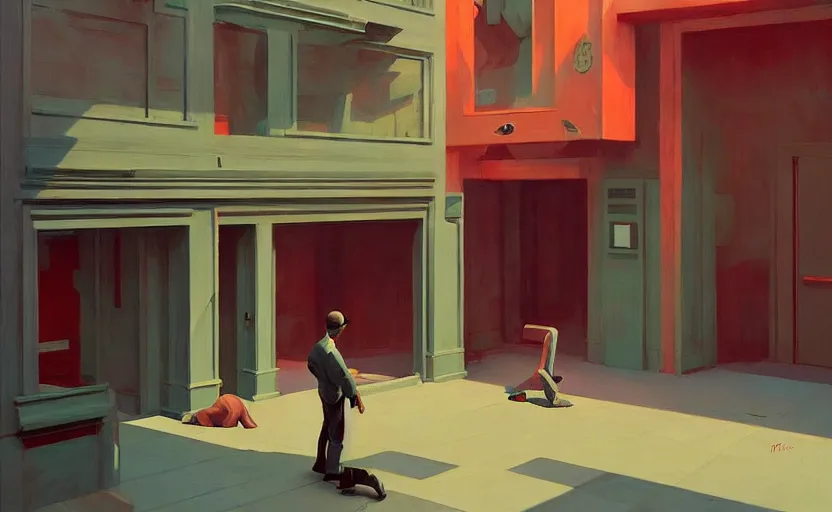 Image similar to inside a time machine portal, very coherent, painted by Edward Hopper, Wayne Barlowe, painted by James Gilleard, airbrush, art by JamesJean