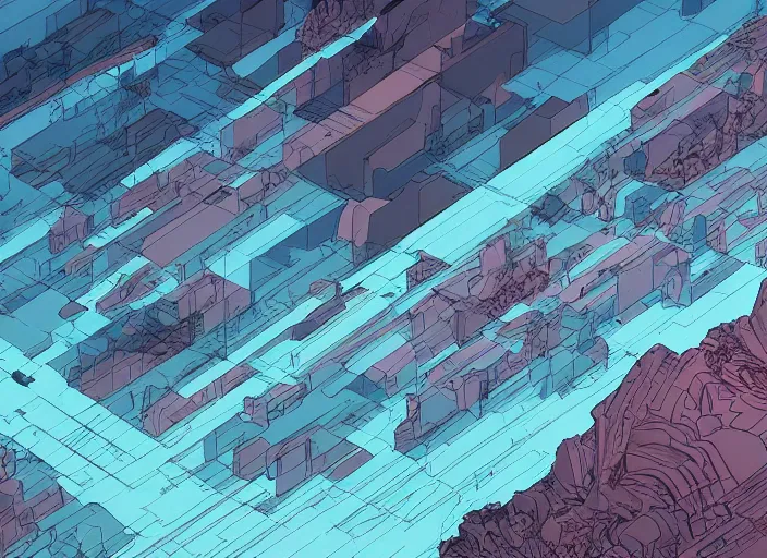 Prompt: abstract art of empty world environmental landscape. no people nor cars. sharp focus, cinematic pose, cinematic lighting, unreal engine render. art by josan gonzales and moebius and deathburger.