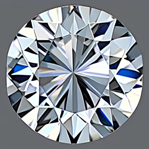 Image similar to hyperdimensional space contained in diamond, 5 5 mm