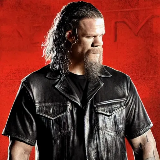 Prompt: jhon cena in sons of anarchy very detailed 4k quality super realistic