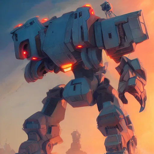 Image similar to hero world mechwarrior, behance hd by jesper ejsing, by rhads, makoto shinkai and lois van baarle, ilya kuvshinov, rossdraws global illumination