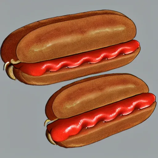 Prompt: hot dog made of hairy human flesh, grotesque, body horror, hd photorealistic