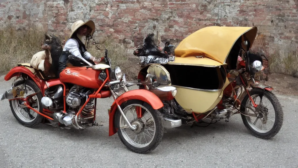 Image similar to ranchpunk inescapable sidecar made of kisss