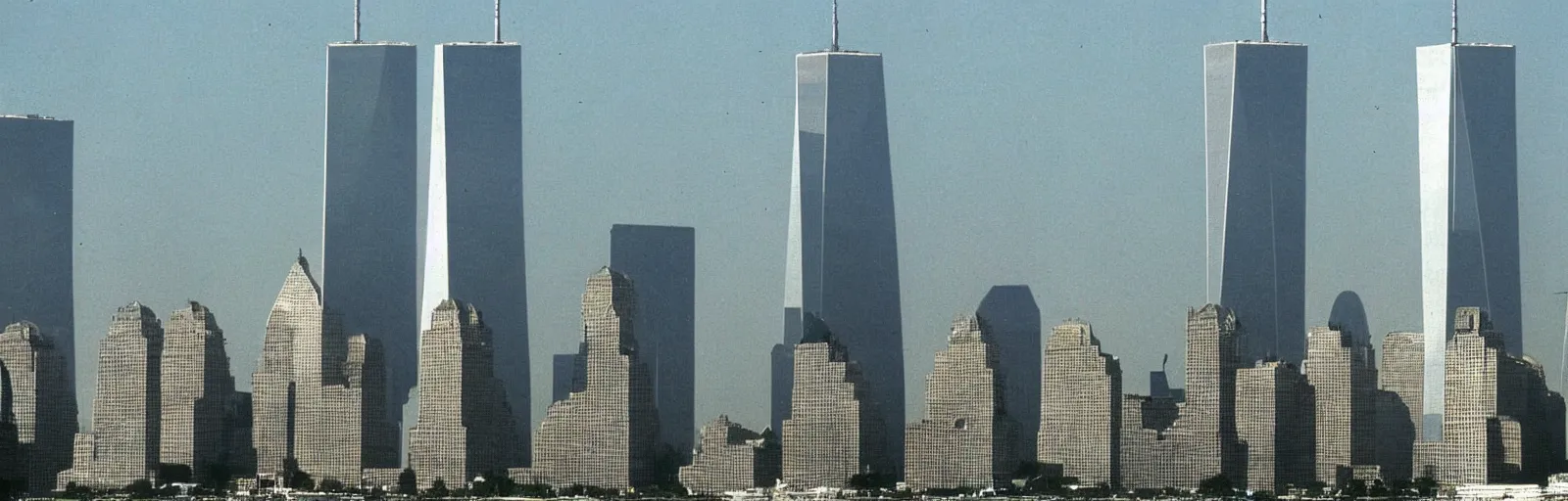 Prompt: “The Twin Towers transform into Giant Robots and ready themselves for battle TOHO Gettyimages September 11 2001 hq ap photos CNN”