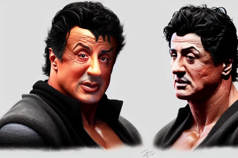 Image similar to a calzone sylvester stallone, hyper detailed, digital art, artstation, cinematic lighting, studio quality, smooth render, by artgerm, greg rutkowski, boris vallejo