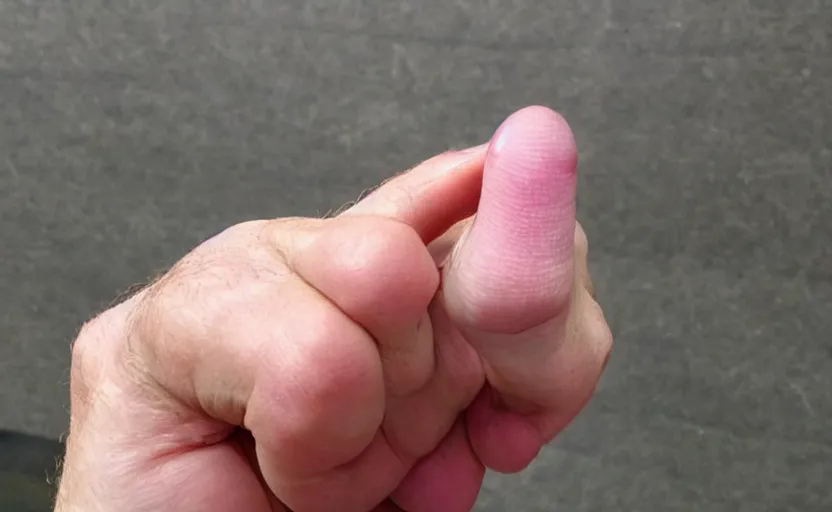 Image similar to finger in foreskin