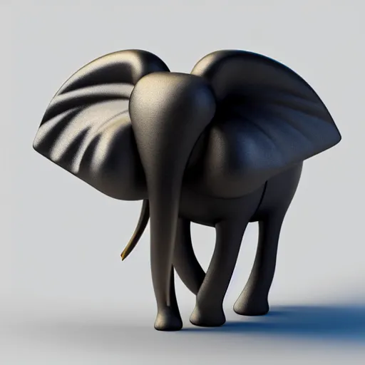 Image similar to hybrid a fly and an elephant, vray render, 50mm lens, bottom angle