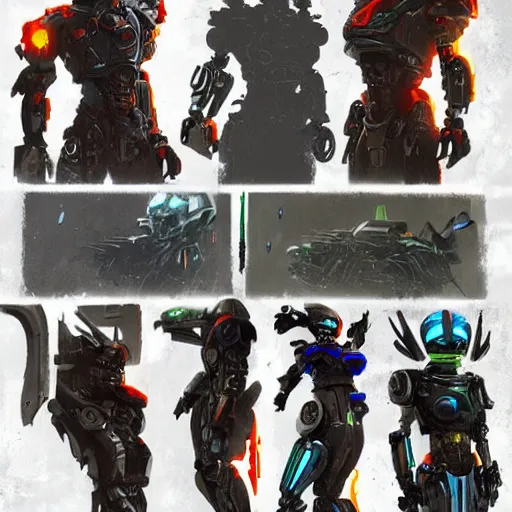 A New Generation Of Bionicle Set In A Cyberpunk World Stable