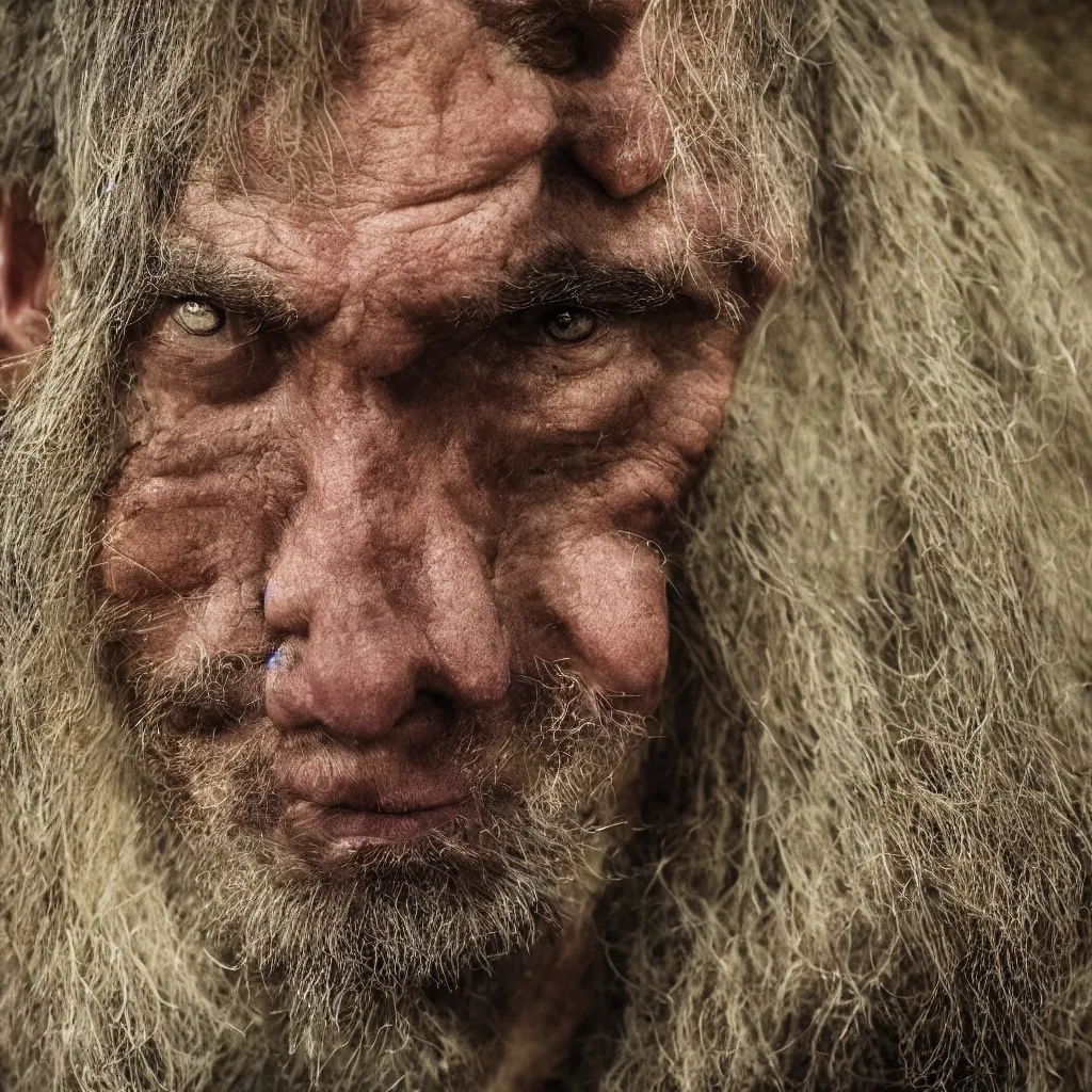 Prompt: national geographic highly detailed photo of the man with the most nerves in the world